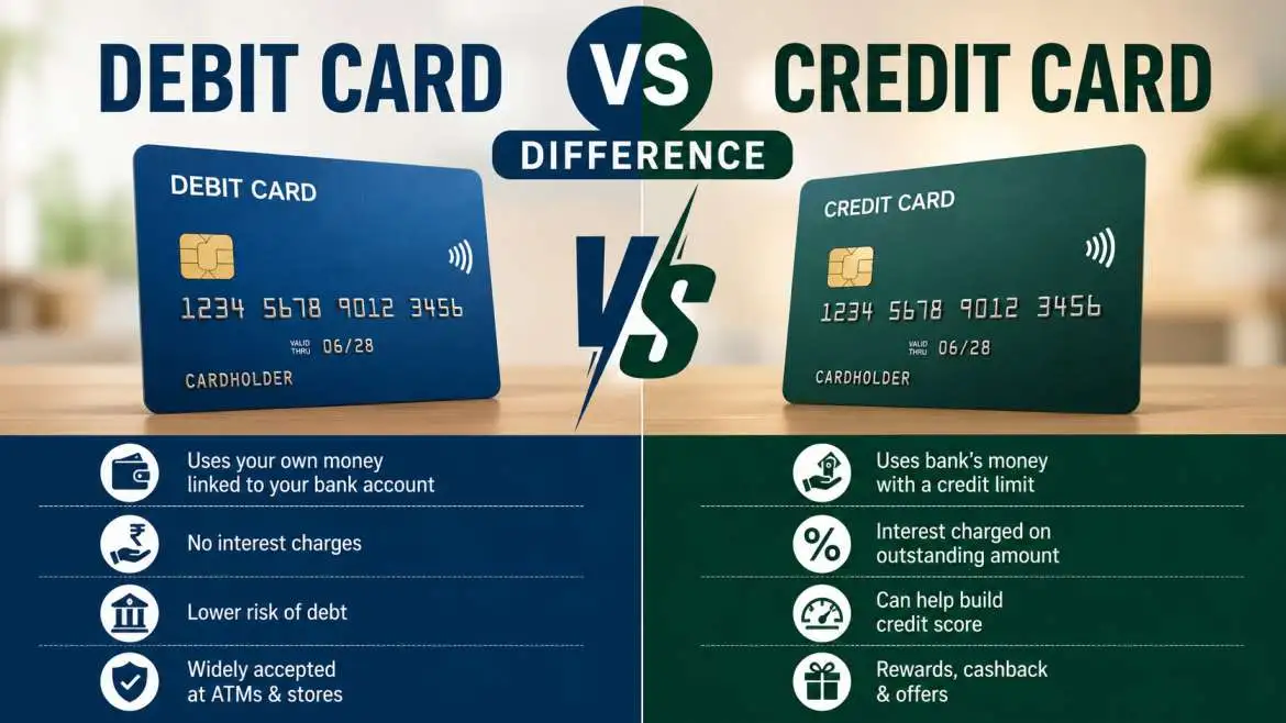 Debit Card vs Credit Card: Key Differences You Need to